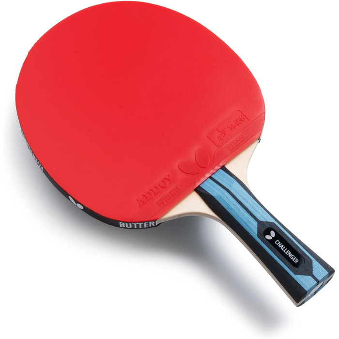 Професійна ракетка для настільного тенісу Butterfly Team Challenger, ITTF, для початківців і досвідчених