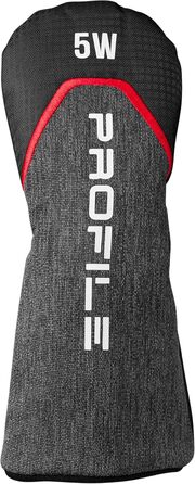 Гольф-набір Wilson Profile Complete для правшів, Графітова конструкція, Червоно-чорно-срібний, Стандартний розмір