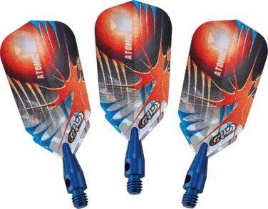 Дротики для дартсу VIPER Atomic Bee з м'яким наконечником, 16 г, сині, для електронного дартсу