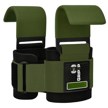 Набори для фітнесу та силових тренувань (пара), захист зап'ястя з гумовим покриттям, 8 мм, для важкої атлетики, пауерліфтингу, підтягувань та бодібілдингу (зелений)