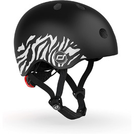 Дитячий шолом Scoot&Ride XXS, зебра, універсальний дизайн