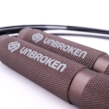 Професійна тренувальна скакалка Unbroken Speed Rope SR-PRO Gunmetal 3.2м