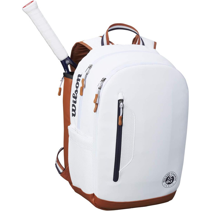 Рюкзак тенісний Wilson Roland Garros Tour для 2-х ракеток, Clay/White