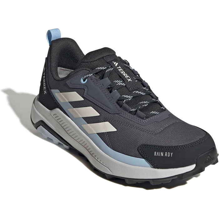 Жіночі похідні кросівки adidas Terrex Anylander RAIN.RDY, водонепроникне взуття для трекінгу, Crystal Sky Chalk White Glow Blue, розмір 39 1/3 EU