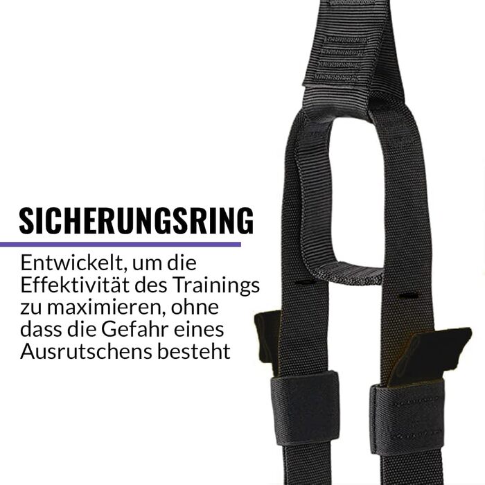 TRX Шкіряний тренажер для підвісної підготовки вдома, TRX стрічки для калістеніки, фітнесу, кросфіту, підходить для віджимань та підвісної підготовки, чорний