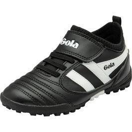 Футбольне взуття Gola Ceptor Turf для дітей (27 EU) - чорно-біле