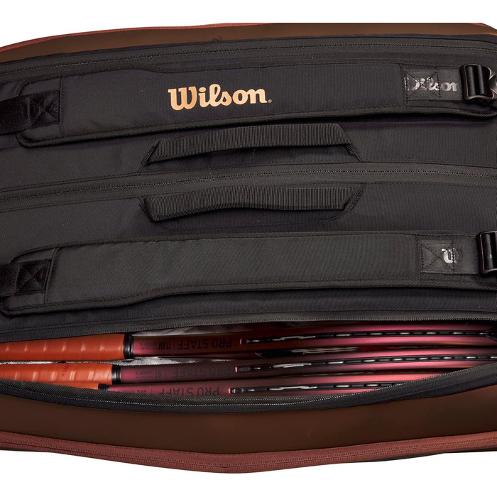 Ракетка для тенісу Wilson Pro Staff V14 Super Tour Bag - Коричнева (15 шт.)