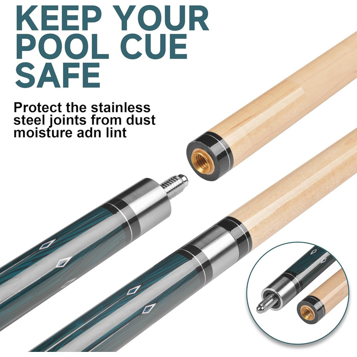 Біліардна кість HomeSeason 57'' з низькою дефлекцією - професійна біліардна кість HS06-B-Bag