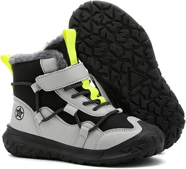 Дитячі зимові черевики Kinder Baumwolle, розмір 28-41, сірий колір