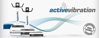 Віброплатформа Hypervibe G10 v2 для фітнесу та оздоровлення, біло-чорна