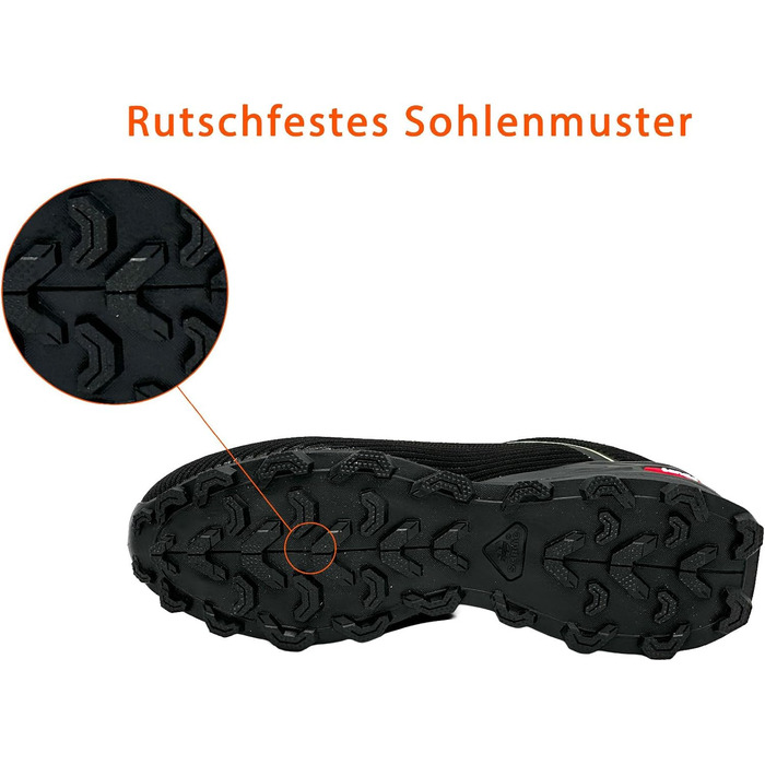 Чоловічі та жіночі трекінгові кросівки для піших прогулянок та бігу. Зручні кросівки для активного відпочинку, розмір 43 EU, чорно-зелені