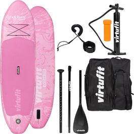 Дошка для сапбордингу VirtuFit Supboard Compact/Ocean/Cruiser/Yoga/Voyager/Racer/Surfer з аксесуарами і сумкою