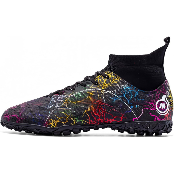 Дитячі футбольні бутси KUUK для штучного газону та залу: футбольні бутси, зала, тренування (38 EU, K028, чорний)