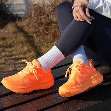 Жіночі кросівки Hawkwell Cloud Zero для ходьби та тенісу, з амортизацією, дихаючі, для спорту, фітнесу, тренувань, бігу, з неслизькою підошвою, для медичного використання (38 EU, Оранжевий)