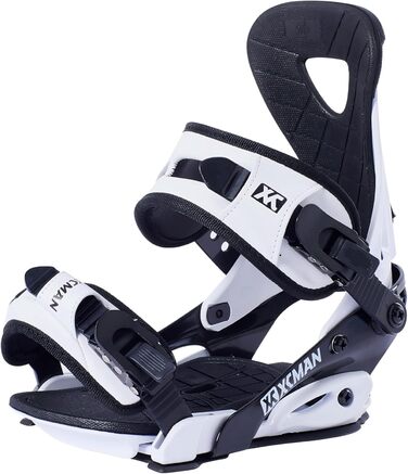 Кріплення для сноуборду XCMAN Outdoors All-Mountain, чорно-білі, розмір 6-9 US (37-41 EU)