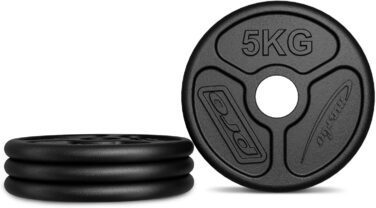 Комплект млинців для штанги Marbo Sport Olympia з чавуну, Ø51 мм, 2×25 кг