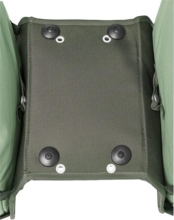 Велосипедна сумка VAUDE TwinShopper 44 л, окремі секції, дощовик, зелена