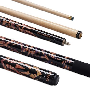 POWERGLIDE Burner Billardqueue: Більярдний кий з наконечником 10 мм, чорний, мідний, рожево-золотий, фіолетовий