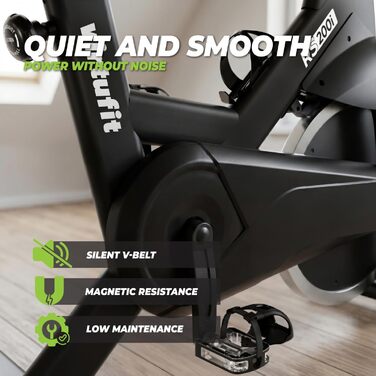 Велотренажер VirtuFit RS200i Indoor Cycle 2026: магнітний, Bluetooth, до 150 кг