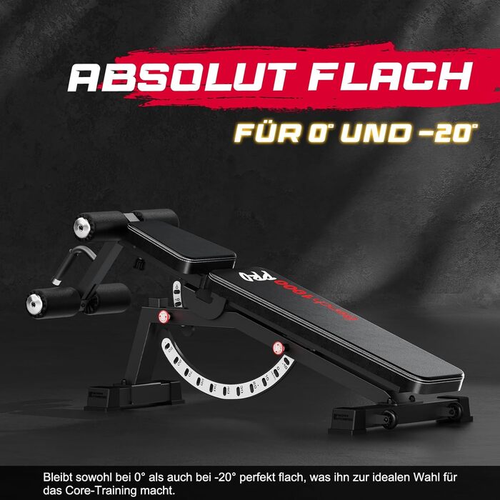 Регульована лава для тренувань Keppi Bench1000 Pro, 600 кг, для дому, штанги та силові вправи