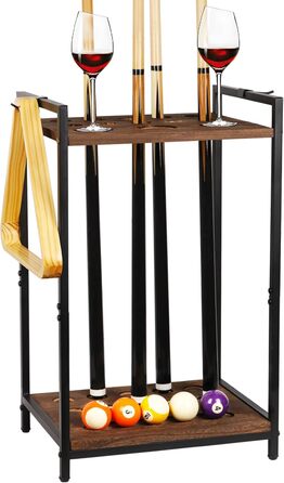 Стійка для київ (10 київ) - органайзер для більярдних київ, чорний, з підсвічуванням