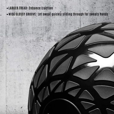 М'яч для ударів Yes4All Medizinball - 4.5-18 кг, чорний, синій, блакитний, помаранчевий, глянцевий - для силових тренувань та фітнесу