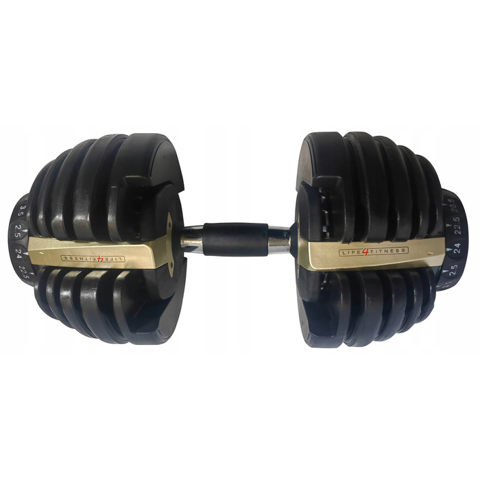 Регульовані чавунні гантелі Life4Fitness 1 x 24 кг