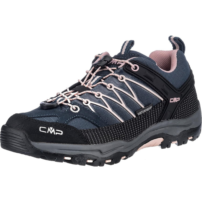 CMP Jungen Rigel Low Trekking Shoe Wp - Трекінгові черевики для хлопчиків, Asphalt Rose, 37 EU