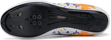 Велосипедні шкарпетки SDEQA для чоловіків та жінок: дихаючі велотуфлі для педалей Look SPD SPD-SL Delta Lock, розмір 36 EU, білий колір