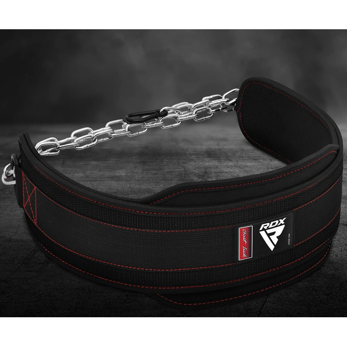 Планка для важкої атлетики RDX 15,2 см з ланцюгом 40 см: важке тренування, пауерліфтинг, бодібілдинг