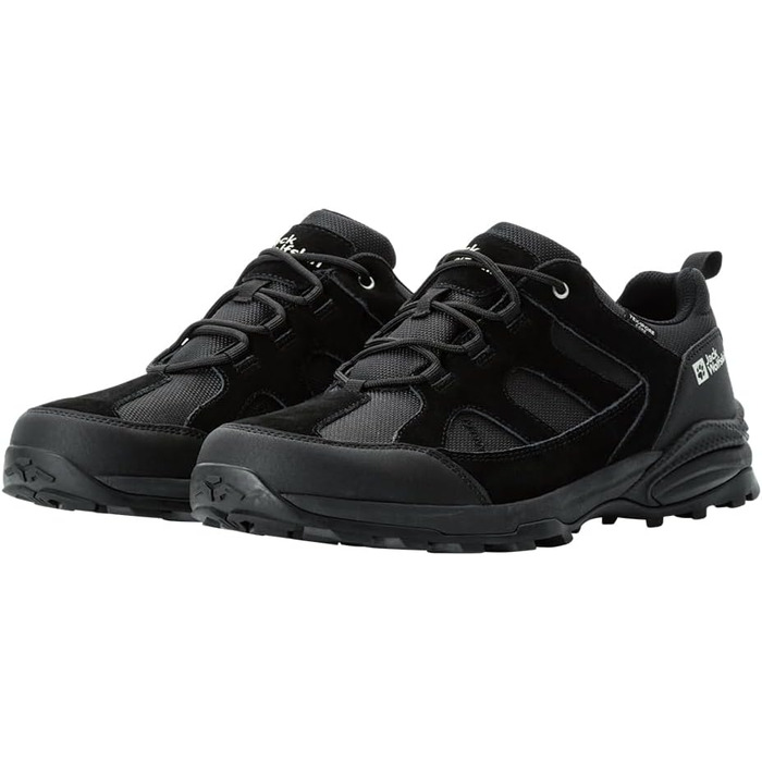 Чоловічі трекінгові черевики Jack Wolfskin Trail Hiker Texapore Low MW, чорні, 50 EU