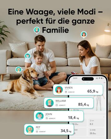 Розумні ваги eufy C20 з вимірюванням жиру, Bluetooth, 16 показників, велике TFT-дисплей, точні електронні ваги для аналізу складу тіла, BMI, мультирежим
