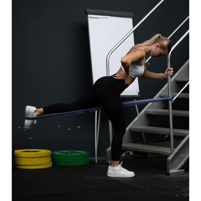 ATHLETIC AESTHETICS Преміум фітнес-стрічки з тканини, набір еспандерів для тренувань, з сумкою та відеокурсом, для підтягувань, для жінок і чоловіків
