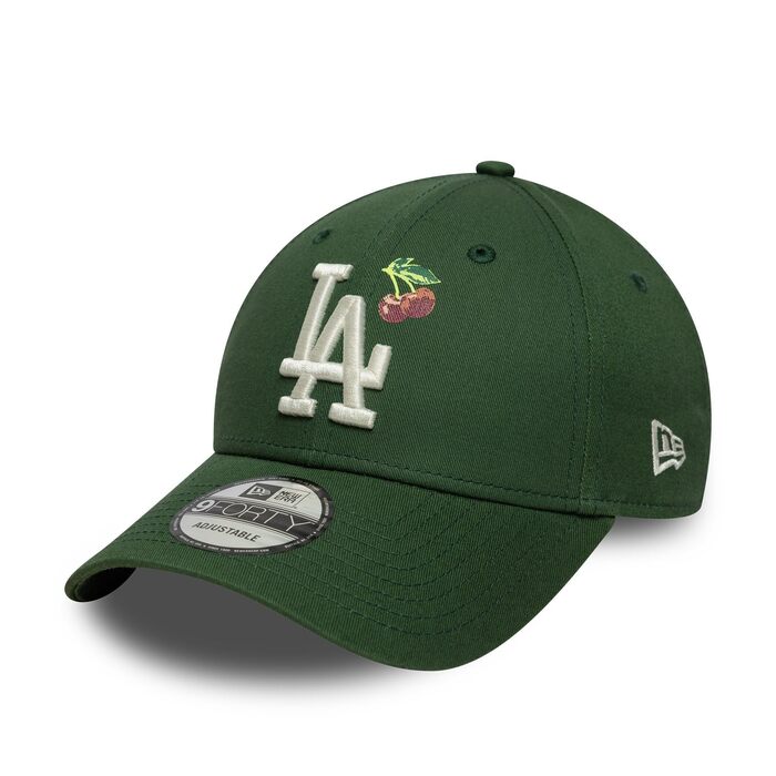 Кепка New Era 9Forty Snapback Los Angeles Dodgers — Регульована бейсболка з вигнутим візерунком, офіційний логотип MLB, один розмір
