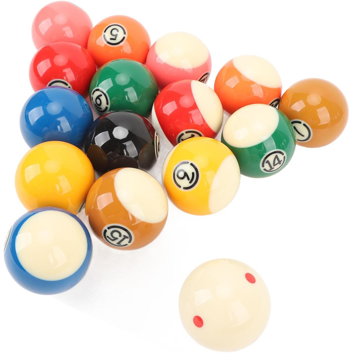 Набір куль для більярду, 16 штук, 5,72 см, кульки для більярдного столу, набір для тренувань