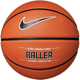 Баскетбольний м’яч Nike Baller 8P, розмір 7, помаранчевий, для чоловіків, жінок і дітей