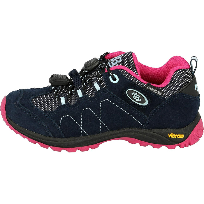 Дитячі трекінгові півчеревики Brütting Bergen (29 EU, морський колір, рожевий)