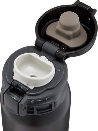 Термочашка Zojirushi з нержавіючої сталі, матова чорна, 1 шт.