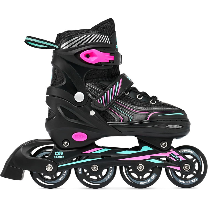 Розкласні ролики Croxer 3 в 1 Optima Black/Mint (39-42)