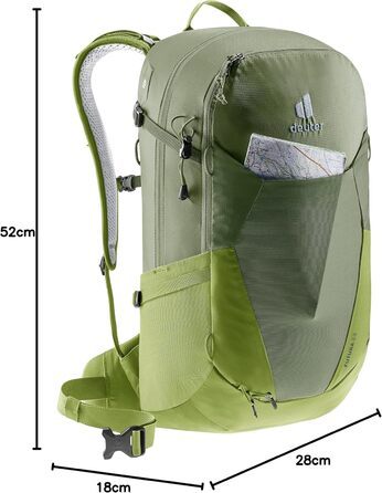Рюкзак туристичний Deuter Futura 23 л, хакі-зелений