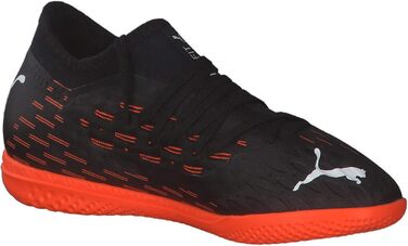 Дитячі футбольні бутси PUMA Future 6.3 Netfit It Jr - 32 EU (Чорний/Білий/Помаранчевий)