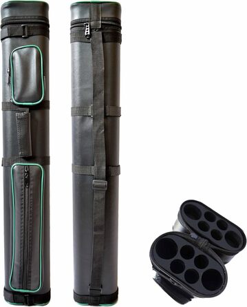 Чохол для кия Han's Delta 2x4 овальної форми, для більярдних київ (кілька кольорів, паспеліровка зелена)