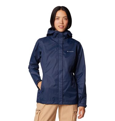 Жіноча водонепроникна куртка-дощовик Columbia Arcadia™ II, колір Collegiate Navy (розмір M)