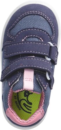 Черевики RICOSTA для дівчаток та хлопчиків SAM, дитячі черевики для перших кроків, ширина: середня, знімна устілка, веганські (24 EU, Ozean Nebel Rosa 140)