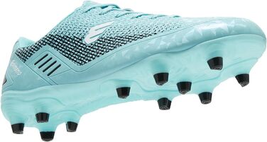 Чоловічі футбольні бутси для гри на траві, легкі, з покращеним зчепленням та комфортом (36 EU, Аквамарин Чорний)
