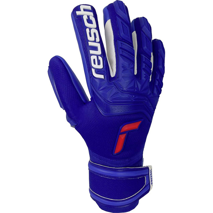 Воротарські рукавички Reusch Attrakt Freegel Silver сині, розмір 10.5