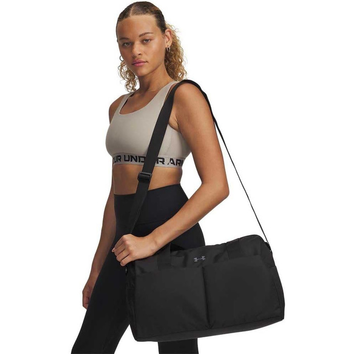 Сумка Under Armour UA Studio Lite Duffle, чорна/сірий, універсальний розмір
