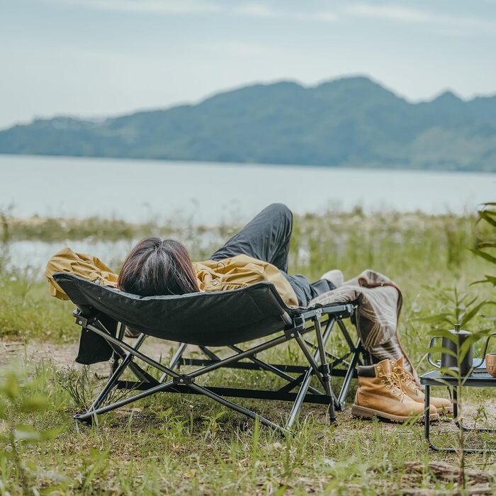 Розкладне ліжко для кемпінгу Naturehike з подушкою, 190x70x48 см, з утеплювачем, до 150 кг, портативне