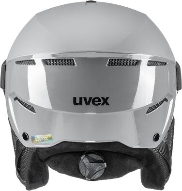 Гірськолижний шолом uvex Instinct Visor Pro V з візором, для жінок і чоловіків, розмір 59-61 см, індивідуальне регулювання