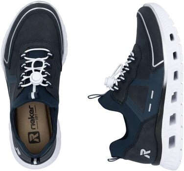 Кеди жіночі Rieker M6062 Slip-On, сині (37 EU) - зручне взуття для повсякденного використання
